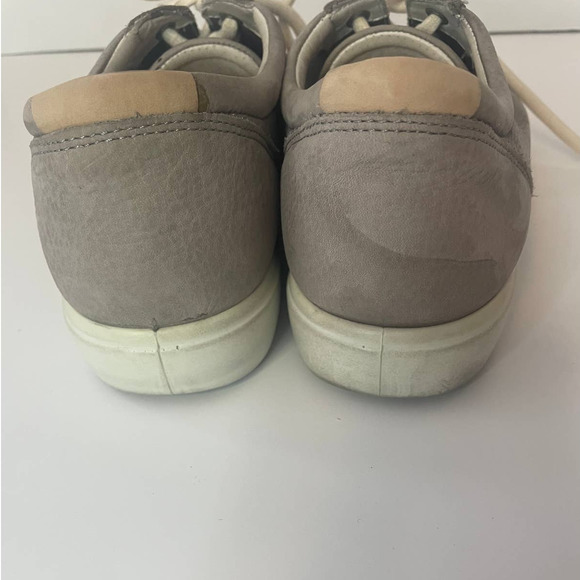 Ecco Womens Comfort Leather Lace Up Sneaker Shoes SZ 12 - Picture 5 of 11